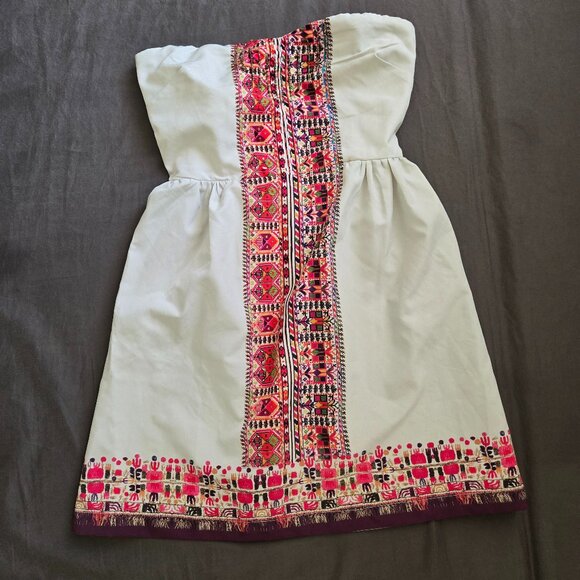 Roxi Dresses & Skirts - Roxy Strapless Beaded Dress Size S